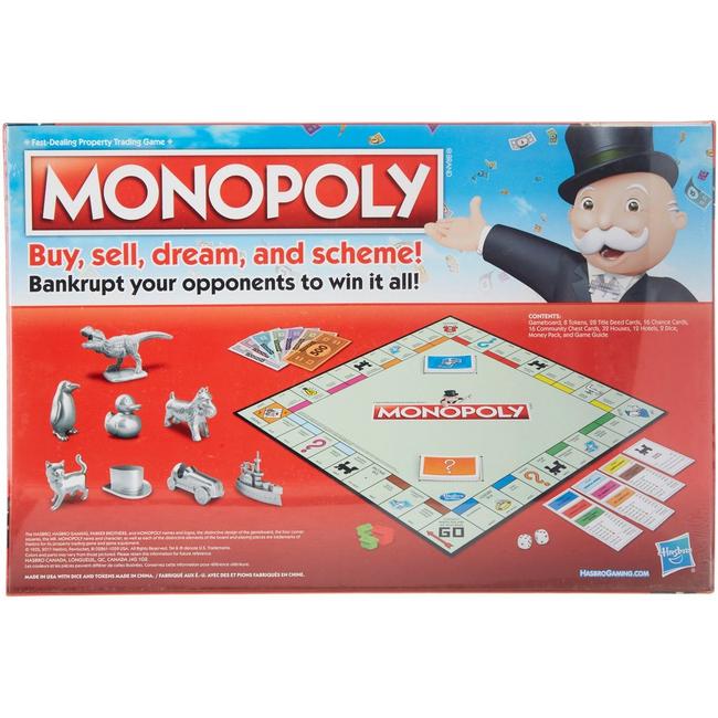 Hasbro Monopoly Classic Board Game One Size Multi 