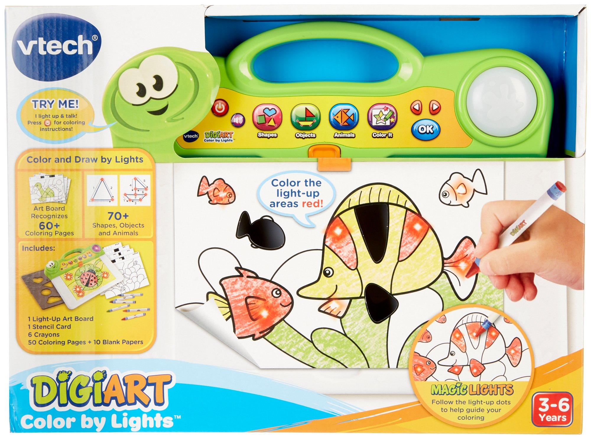 981 Cute Vtech Digiart Color By Lights Coloring Pages for Adult