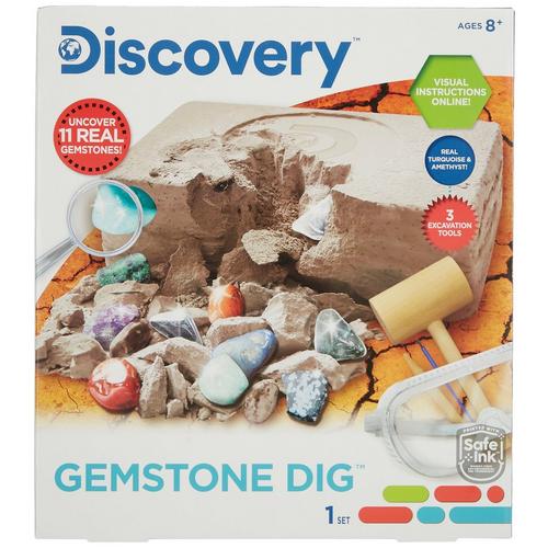 Discovery 9-pc. Gemstone Dig Playset