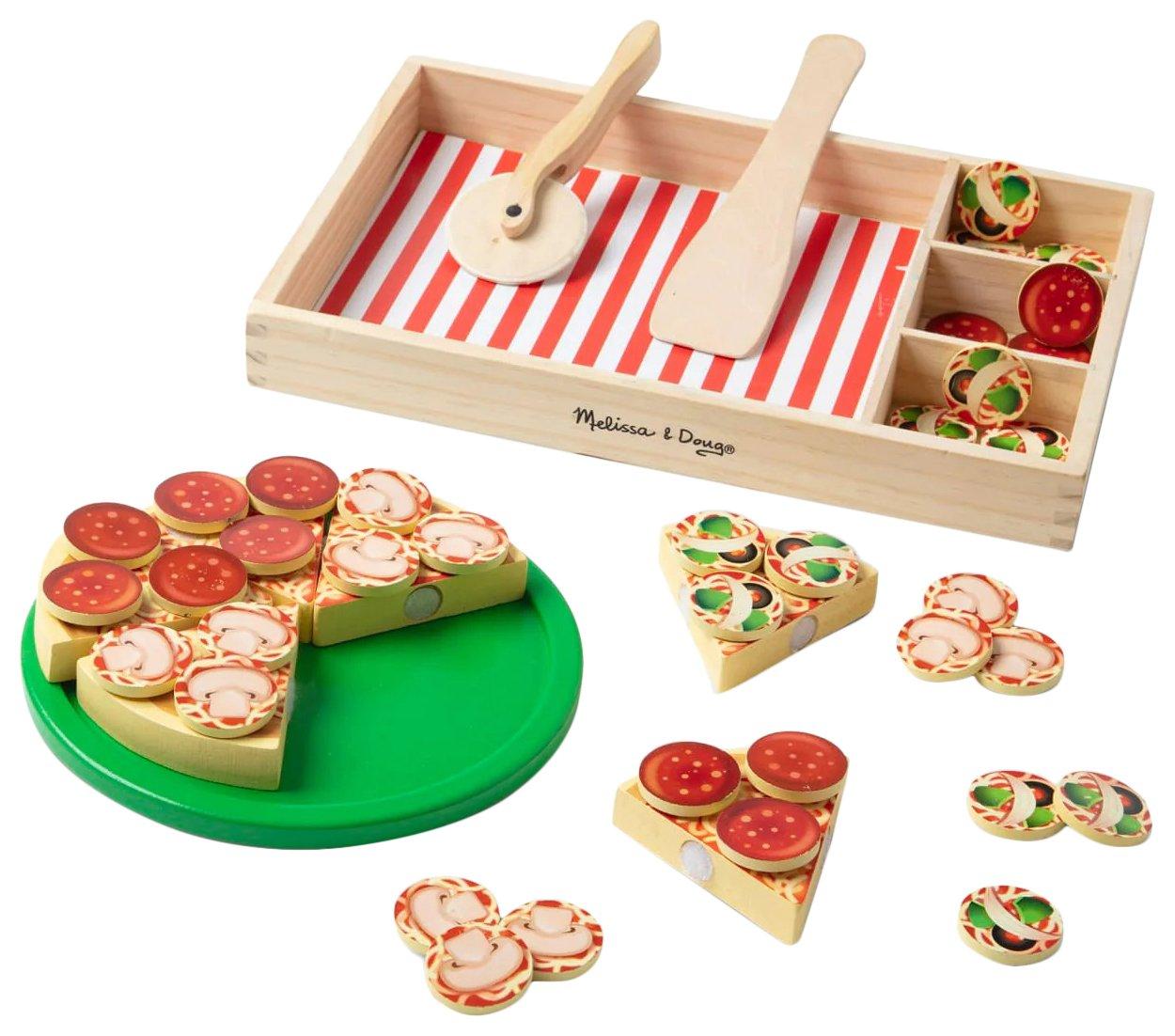 Melissa & Doug Pizza Party Wooden Play Food