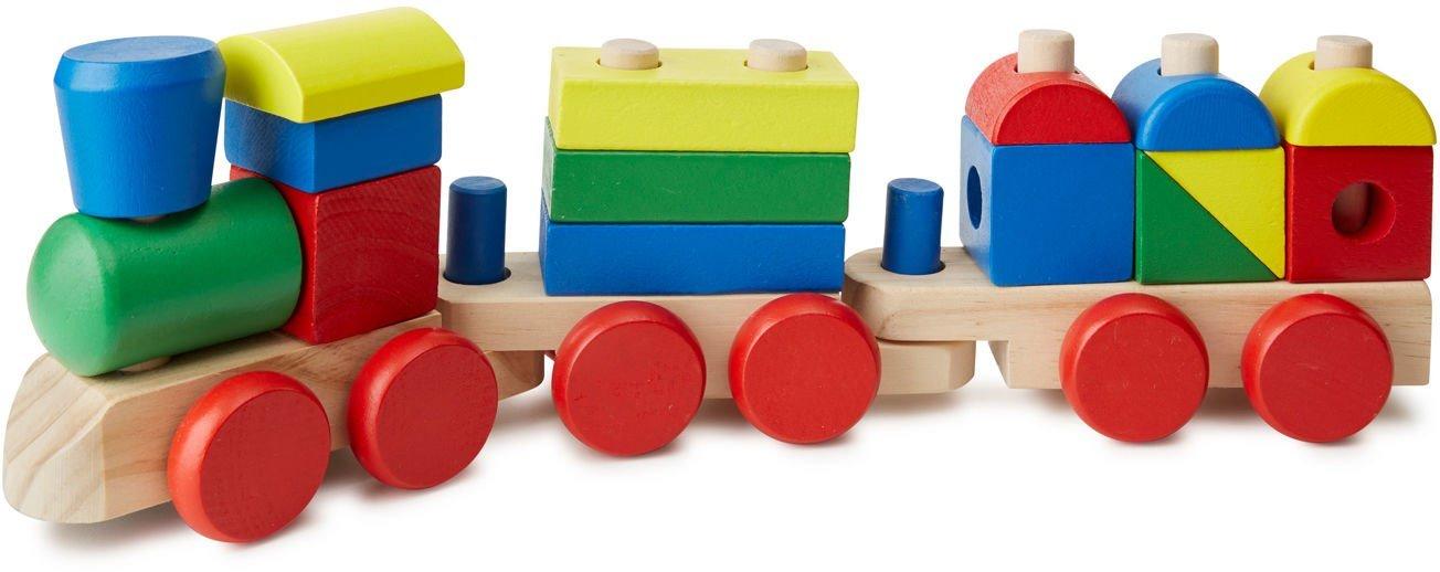 Wooden Stacking Train Toddler Toy