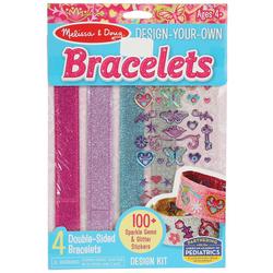 100+ Sparkle Gems And Glitter Stickers 4  Bracelet Set