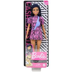 Barbie Fashionistas Snake Print Dress Doll
