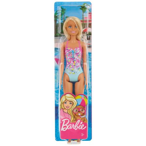 Barbie Floral Swimsuit Beach Doll