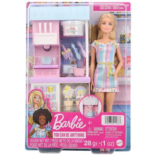 Barbie Dolls & Accessories, Marine Biologist Doll (Blonde) & Mobile Lab  Playset with 10+ Pieces, Case Opens for Storage & Travel
