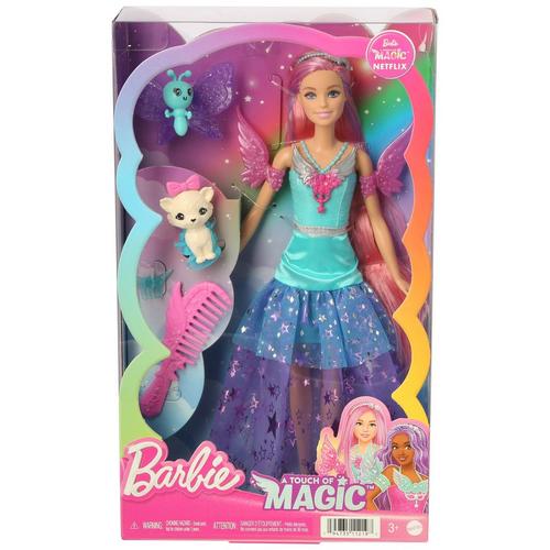 12 in. Barbie Doll With Two Fairytale Pets