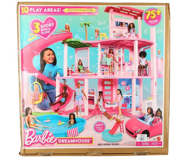 Elegant My First Dream House Kids Doll House Barbie Doll Balcony Playset  80pc.