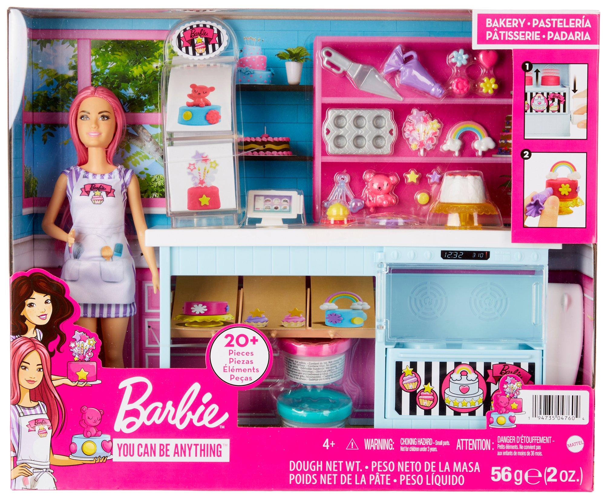 Barbie Doll & Bakery Playset