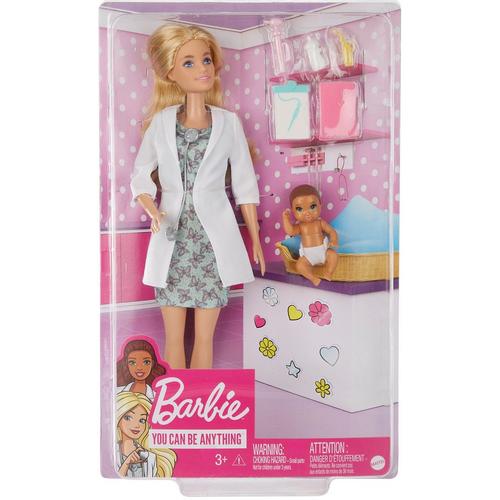 Barbie 12in. Barbie Baby Pediatrician Doctor Doll Playset