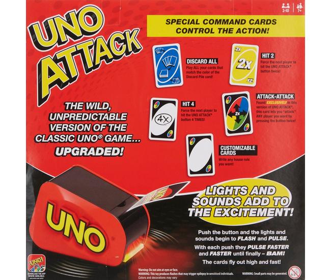 User manual Mattel UNO Extreme (English - 1 pages)