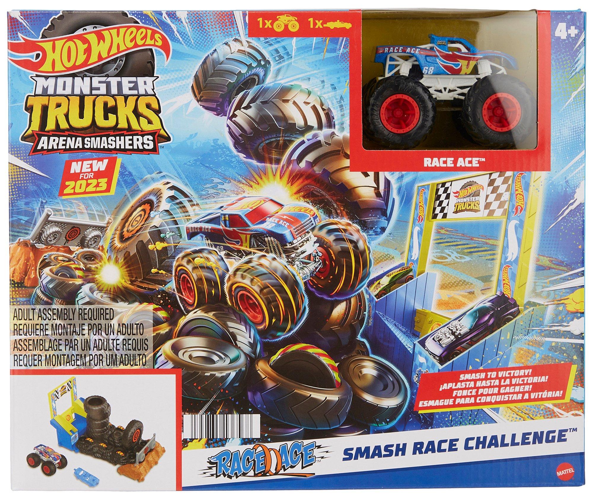 Hot Wheels Monster Trucks Smash Race Challenge