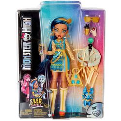 Monster High Doll  Cleo De Nile Dog Core Doll 4 Playset