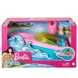 Barbie Doll and Speed Boat Playset