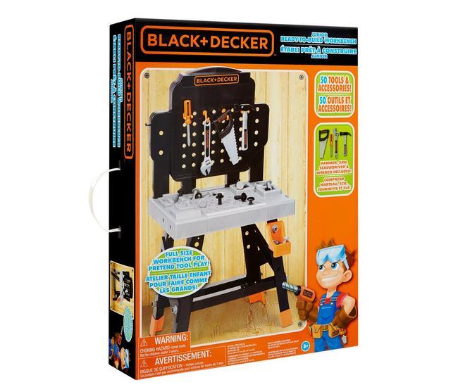 Black & Decker, Toys, New Black Decker Junior Builder Workbench Ages 3