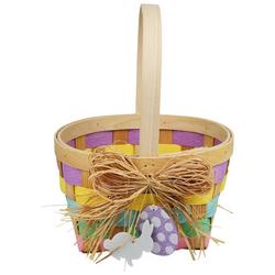 8in Wooden Easter Basket