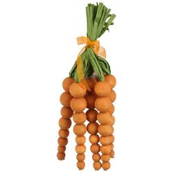 11in Wood Carrot Decor