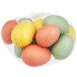 Colorful Plastic Easter Egg Decor Pack