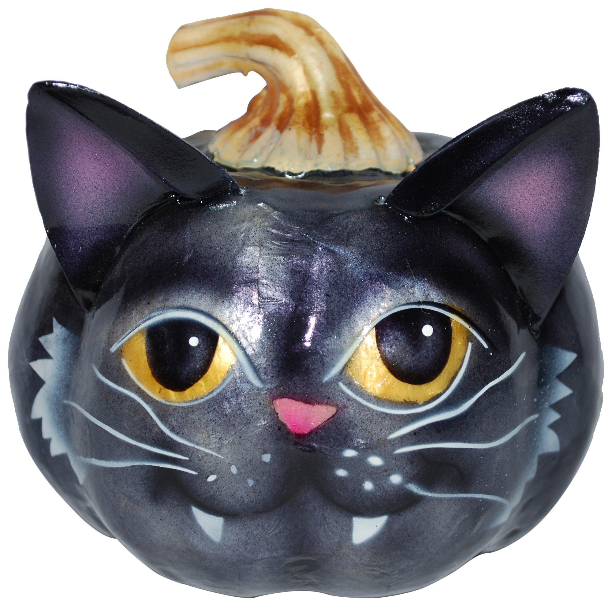 4'' Halloween Cat Pumpkin Tabletop Decor