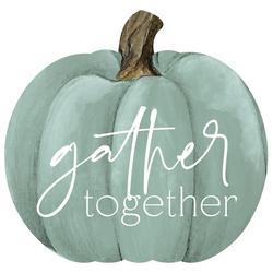 Harvest Gather Together Pumpkin Sign