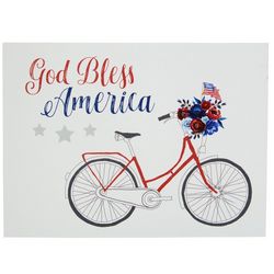 P. Graham Dunn God Bless America Bike Block Sign