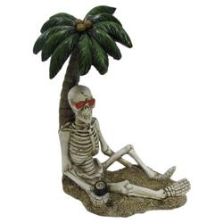 Skeleton under Palm Decor