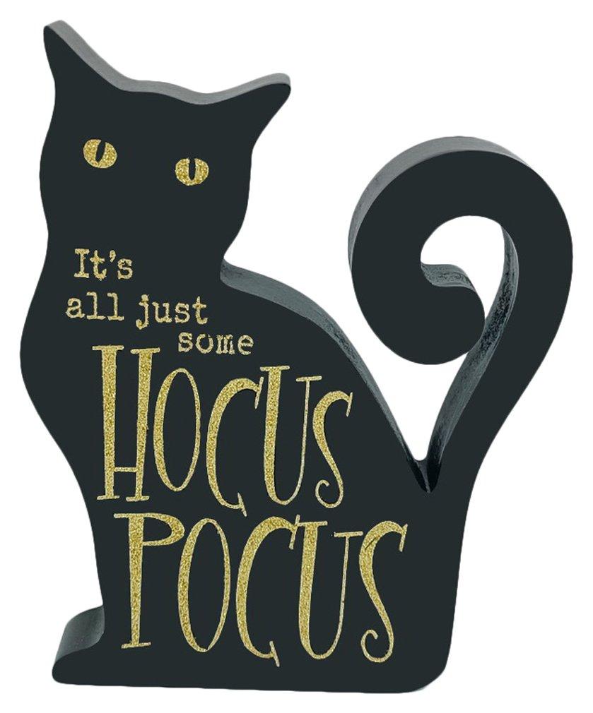 12'' Hocus Pocus Cut-Out Cat Decor
