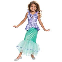 Girls Ariel Little Mermaid Princess Costume