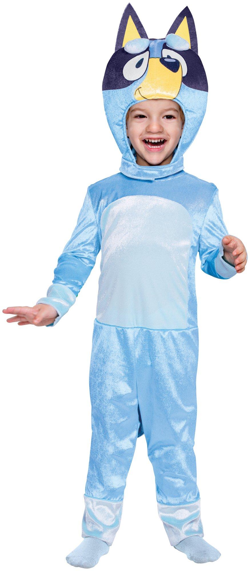 Toddlers Bluey Jumpsuit Costume & Headpiece