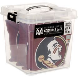 Florida State 4-pc. Logo Corn Filled Cornhole Bag Set