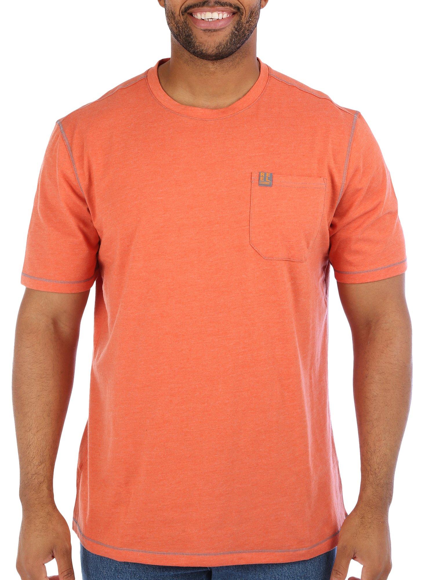 Mens Everglades Solid Short Sleeve T-Shirt