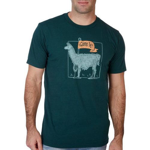Prana Mens Como Te? Llama's Short Sleeve T-Shirt