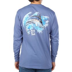 Reel Legends Mens Fish Print Long Sleeve T-Shirt