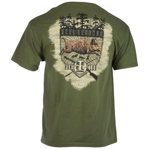 Reel Legends Mens Hunt Club Short Sleeve T-Shirt