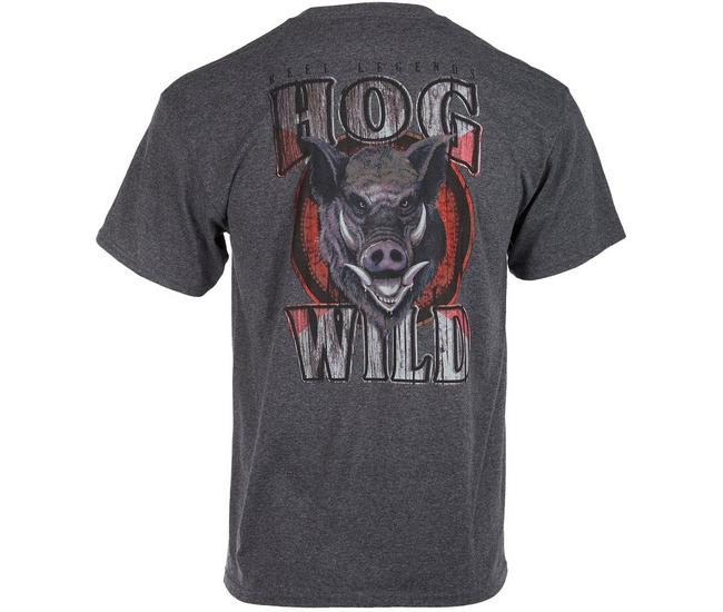 Reel Legends Mens Hog Wild Short Sleeve T-Shirt
