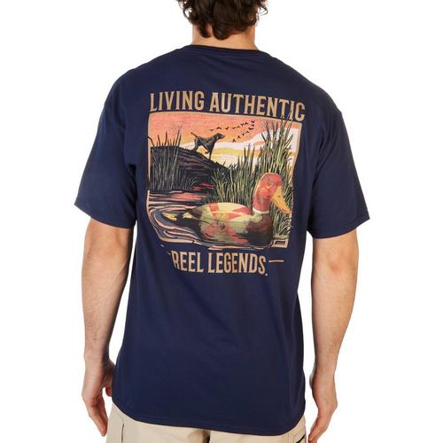 Reel Legends Mens Living Authentic Short Sleeve T-Shirt