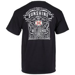 Reel Legends Mens Florida Sunshine Short Sleeve T-Shirt