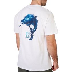 Reel Legends Mens Marlin Blur Short Sleeve T-Shirt