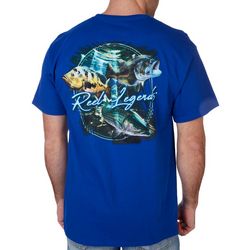 Reel Legends Mens Fresh Water Bass Short Sleeve T-Shirt