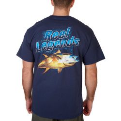 Reel Legends Mens Tuna Sunset Short Sleeve T-Shirt