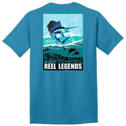 Reel Legends Mens Sailfish Graphic T-Shirt