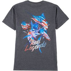 Reel Legends Mens Patriotic Slam T-Shirt