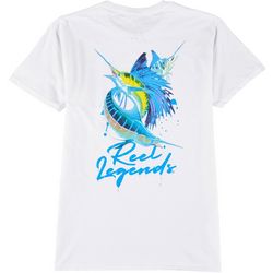 Reel Legends Mens Billfish Splatter T-Shirt