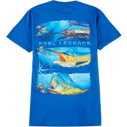 Reel Legends Mens Top 3 Stack Slam T-Shirt