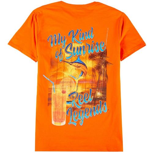 Reel Legends Mens My Kind Of Sunrise T-Shirt
