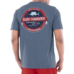 Guy Harvey Mens Offshore Vint Sport Short Sleeve T-Shirt