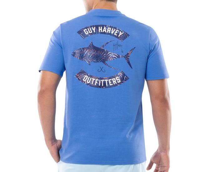 Guy Harvey Mens Tropic Tuna Fish Short SleeveT-Shirt