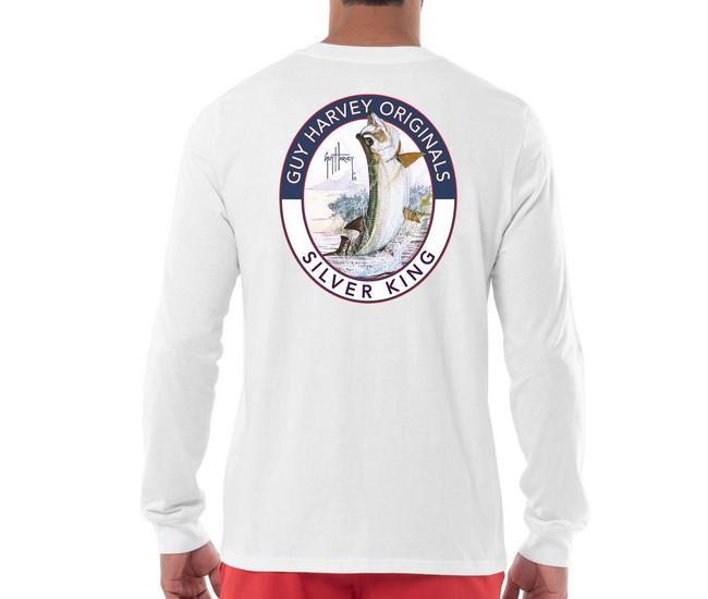 Men's Three Americana Long Sleeve Pocket Royal T-Shirt – Guy Harvey