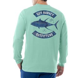 Guy Harvey Mens Tropical Tuna Long Sleeve T-Shirt