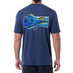 Mens Yellowfins Swarm Short Sleeve T-Shirt