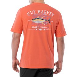 Guy Harvey Mens Yellowfin Tuna Graphic Short Sleeve T-Shirt